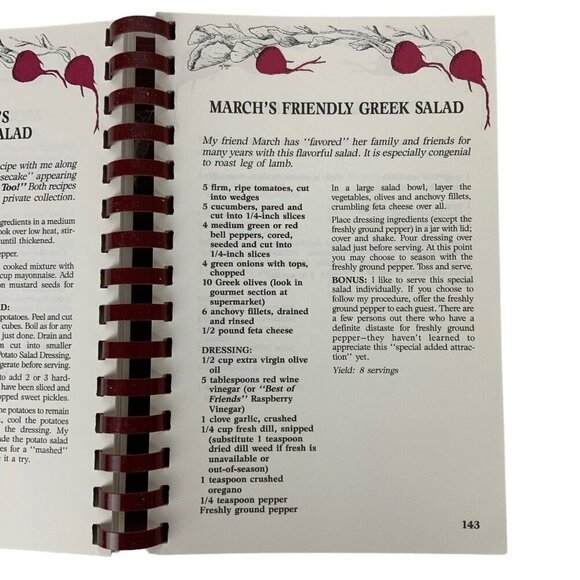 Best Of Friends Too Cookbook Vol 2 By Darlene Glantz Skees 1990 Spiral Bound - Picture 10 of 16
